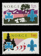 NOR-01- NORWAY - 1975 - MNH - SCOUTS - SCOUTING - Ungebraucht