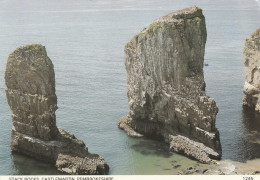 Postcard 1997 Stack Rocks Castlemartin Pembrokeshire Geology 1245 Machins - Pembrokeshire