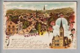 CH ZH Wetzikon 1903-09-29 Litho A.Herzig - Wetzikon