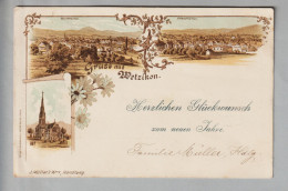 CH ZH Wetzikon 1905-12-31 Litho H.Guggenheim - Wetzikon