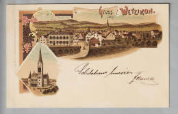 CH ZH Wetzikon 1898-05-04 Litho #1000 Hermann Steffen - Wetzikon