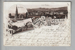 CH ZH Wetzikon 1896-11-16 Litho #471 A.Kunz-Heusser - Wetzikon