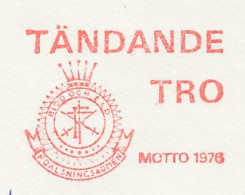 Meter Cover Sweden 1976 Salvation Army Scouts And Guides - Faith - Other & Unclassified