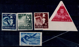 ROMANIA 1948 WORKING YOUTH MI No 1101-5 MNH VF!! - Unused Stamps