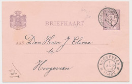 Midlaren - Trein Kleinrondstempel Groningen - Zwolle I 1898 - Cartas & Documentos