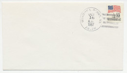 Cover / Postmark USA 1987 Windmill Point - Mulini