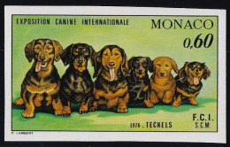 Monaco N°1051a - Chiens - Non Dentelé - Neuf ** Sans Charnière - TB - Nuovi