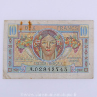 10 Francs Trésor Français Type 1947, A.02842745, TB - 1955-1963 Treasury