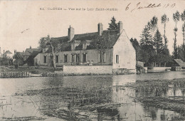 28 Cloyes Vue Sur Le Loir , Saint Martin CPA Cachet 1909 - Cloyes-sur-le-Loir