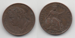 +  1 FARTING 1822    + VERY FINE + - B. 1 Farthing