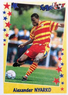 103 Alexander Nyarko - Lens - Panini Football SUPERFOOT 1998/99 France Sticker Vignette - Franse Uitgave