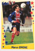 162 Marco Simone - Paris Saint-Germain  - Panini Football SUPERFOOT 1998/99 France Sticker Vignette - Franse Uitgave