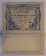 Société Anonyme D'Assainissement (Clermontoise De Vidanges), à Monsieur G. Geoffroy 14 Nov. 1947 - Eau