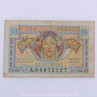 10 Francs Trésor Français Type 1947, A.04972127, TB - 1955-1963 Treasury