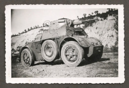 Militaria WWII - Fotografia Autoblinda Italiana - 1943 - Autres & Non Classés