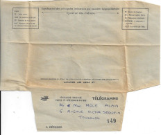 Télégramme - Documents Of Postal Services