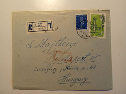 V0682 Israel 1963  Registered Cover ZEFAT    - Sent To  Csillaghegy, Hungary - Covers & Documents