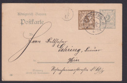 Bayern Privatganzsache Krieger- U. Veteranenverein Haidhausen München - Postal  Stationery