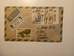 V0683  Israel 1950's  Registered Cover TEL AVIV- YAFO  Sent To  Agárd, Hungary - Cartas & Documentos