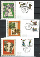 FDC Zijde/soie 1789/1794 - Brussel/Bruxelles - Themabelga 1976, Exposition Mondiale - 1971-1980