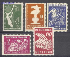 Bulgaria 1947 Mi 606-610 MNH  (ZE2 BUL606-610) - Pallacanestro