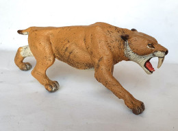 FIGURINE PAPO ANIMAL PREHISTORIQUE SMILODON 2010 - Other & Unclassified