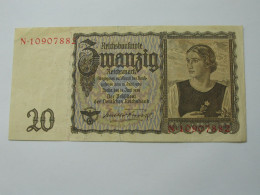 Allemagne - Germany - 20 Zwanzig Mark 1939 -  Reichsbanknote  **** EN ACHAT IMMEDIAT **** - 20 Mark