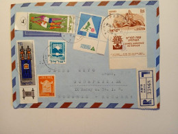 V0684  Israel 1960's  Registered Cover HAIFA  Sent To  Budapest, Hungary - Covers & Documents