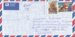 Zambia Registered Cover Sent To Germany 16-10-1998 Topic Stamps - Zambia (1965-...)