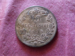 M-16 , ITALIE, 10 CENTESIMI 1894 BB , UMBERTO Ier - Sonstige & Ohne Zuordnung