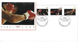 Seoul Olympics 1988. FDC Darwin. AUSTRALIA - Estate 1988: Seul