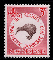 NEZ-06- NEW ZEALAND - 1959 - MNH - SCOUTS- PAN-PACICIF JAMBOREE - Nuovi