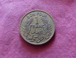 M-21 , TUNISIE, BON POUR 1 FRANC , 1945 - Tunesië