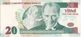 BILLETE DE TURQUIA DE 20 LIRAS DEL AÑO 2005 EN CALIDAD EBC (XF) (BANK NOTE) - Türkei