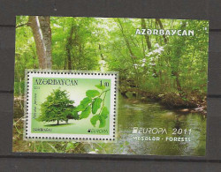 2011 MNH Cept Aserbaidschan Block - 2011