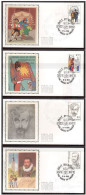 FDC Zijde/soie 1893/1896 - Marche-en-Famenne - Culturele Uitgifte - 1971-1980