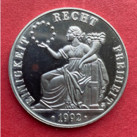 1992 Germany Commemorative ECU Medal,8197 - Professionali/Di Società