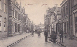 4844249Assen, Kerkstraat. 1926. (zie Hoeken, Rechterkant Een Beschadiging) - Assen