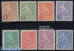 Finland 1954 Definitives 8v, Mint NH - Unused Stamps