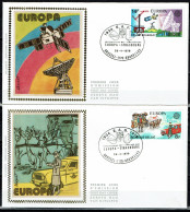 FDC Zijde/soie 1930/1931 - Brussel/Bruxelles - Europa Communications - 1971-1980