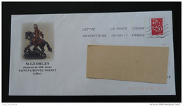 Statut De Saint-Georges Cheval Horse 03 Allier PAP Postal Stationery 2312 - Paarden