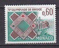 Q5718 - MONACO Yv N°1052 ** Bridge - Unused Stamps