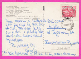 294469 / Poland - KARKONOSZE - Lodge "Samothia" Situated By "Little Pond" PC 1964 USED 40Gr. Poznan Bridge Cathedrale - Lettres & Documents