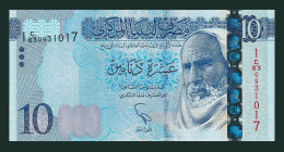 # # # Banknote Libyen (Libya) 10 Dinars 2013 (P-82) UNC # # # - Libië