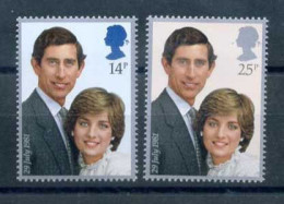Groot-Brittannië  - Prince Charles And Lady Diana - Y 1001/02 - Sc 950/51    **  MNH                  - Ungebraucht
