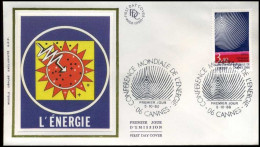 Frankrijk - FDC - L'énergie                                   - 1970-1979
