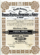 FORGES, USINES & FONDERIES De GILLY - Industry