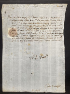 République De Florence – Lettre Signée – Levée D’hommes D’armes En Toscane - 1529 - Historische Personen