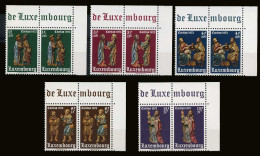 Luxemburg - 821/25   Caritas 1973  Paar / Pair    ** MNH                                              - Neufs