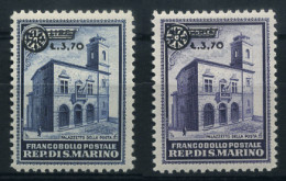 San Marino - Sassone 184/85 ** MNH                                                    - Neufs